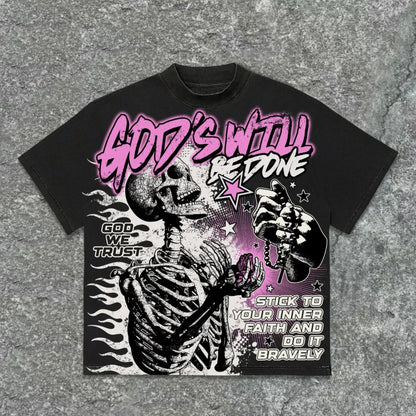 Harajuku Letter Graphic T Shirts Y2k Tops Men Women High Street Oversized T Shirt Pro Choice Streetwear Vintage Tee Clothing